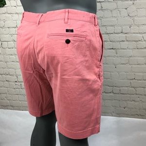 Faherty Men's Stretch Chino Short in Coral.